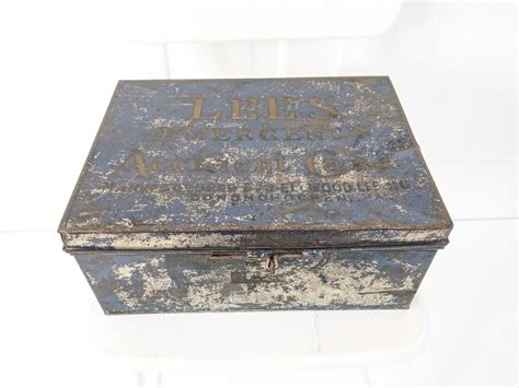 vintage messenger metal box|vintage metal boxes.